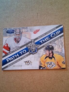 Official Jimmy Howard Grand Rapids Griffins & Detroit Red Wings Hockey Cards